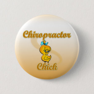 Macaron Rond 5 Cm Chiropracteur Chick