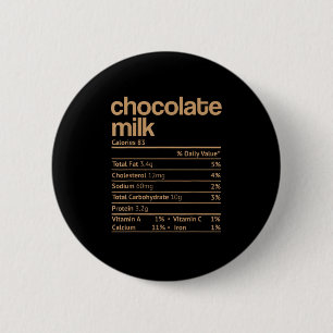 Macaron Rond 5 Cm Chocolat Lait Nutrition Faits Drôle Thanksgiving