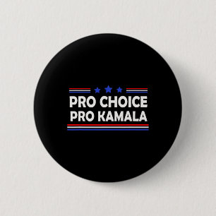 Macaron Rond 5 Cm Choice Pro Kamala 2024 Feminist Women's Rights Har