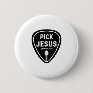 Macaron Rond 5 Cm Choisir Jésus T Chemise Romains 10_13 Guitare chré