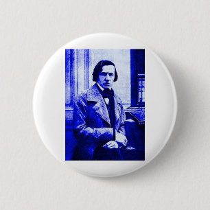 Macaron Rond 5 Cm Chopin bleu