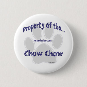 Macaron Rond 5 Cm Chow, propriété - Bouton