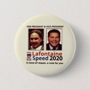 Macaron Rond 5 Cm Chris Lafontaine pour le président 2020