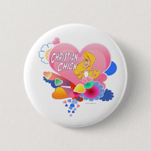 Macaron Rond 5 Cm Christian Chick