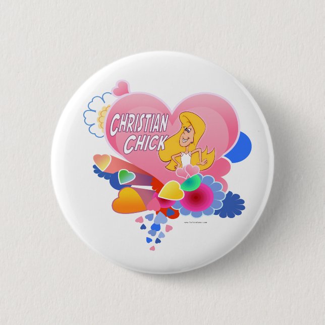 Macaron Rond 5 Cm Christian Chick (Devant)