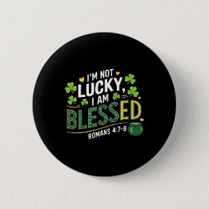 Macaron Rond 5 Cm Christian Jésus St Patrick's Day Je ne suis pas ch