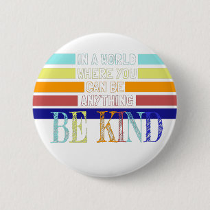 Macaron Rond 5 Cm Christian Miracle Worker BE Kind