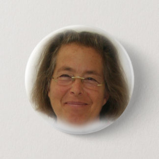 Macaron Rond 5 Cm Christo sur un bouton