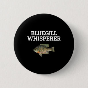 Macaron Rond 5 Cm Chuchoteur de crapet arlequin Amoureux de la pêche