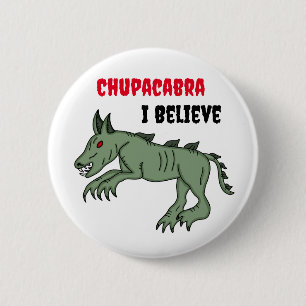 Macaron Rond 5 Cm Chupacabra Je crois