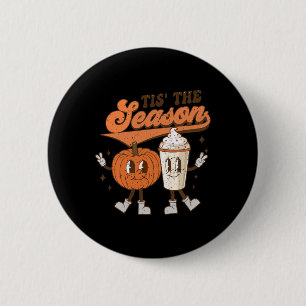 Macaron Rond 5 Cm Chute Citrouille Halloween Costume C'Est La Saison