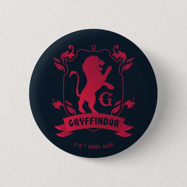 Macaron Rond 5 Cm Cimetière de maison GRYFFINDOR™ (Devant)