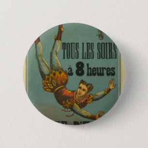 Macaron Rond 5 Cm Cirque D'Hiver