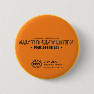 Macaron Rond 5 Cm CISV Austin "CISV Limit Peace Festival"
