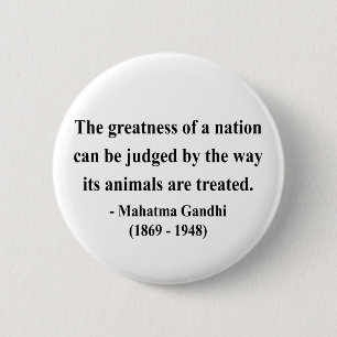 Macaron Rond 5 Cm Citation 2a de Gandhi
