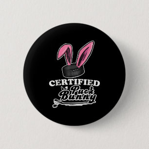 Macaron Rond 5 Cm Citation d'argot de hockey sur glace amusante de l