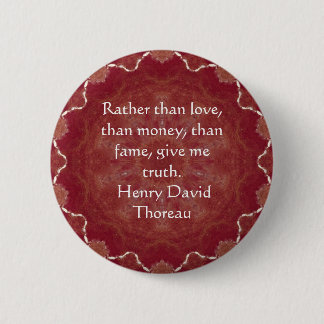 Macaron Rond 5 Cm Citation de Henry David Thoreau