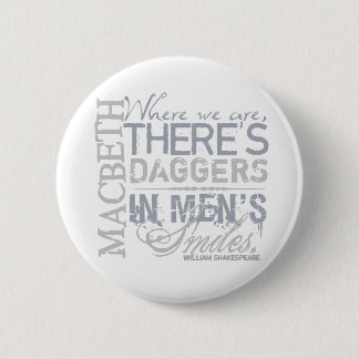 Macaron Rond 5 Cm Citation de Macbeth Daggers