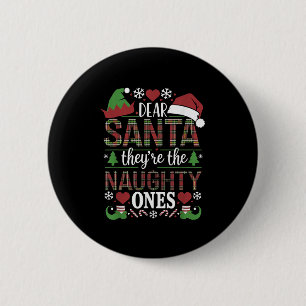 Macaron Rond 5 Cm Citation de Noël drôle Cher Père Noël Ils sont les