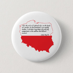 Macaron Rond 5 Cm Citation de Pape Jean Paul II