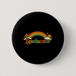 Macaron Rond 5 Cm Citation de Speducator Drôle Professeur d'éducatio