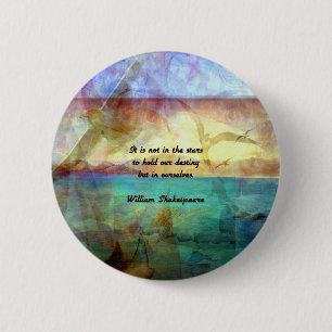 Macaron Rond 5 Cm Citation Inspirationnelle De Shakespeare Sur La De