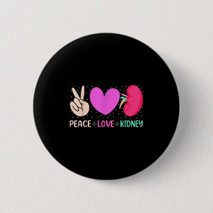 Macaron Rond 5 Cm Citations Infirmière Peace Love Nephrologie du rei