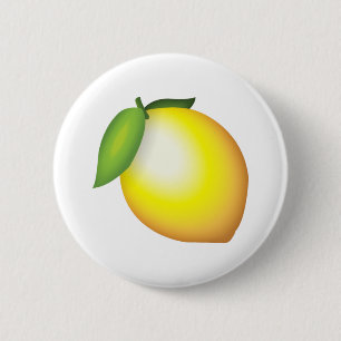 Macaron Rond 5 Cm Citron - Emoji