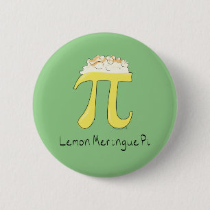 Macaron Rond 5 Cm Citron Meringue Pi Cute Math Pi Jour Bouton Pin