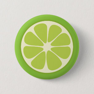 Macaron Rond 5 Cm Citron vert de citron vert jus d'été agrumes tranc