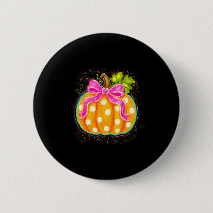 Macaron Rond 5 Cm Citrouille coquette automne saison d'automne actio