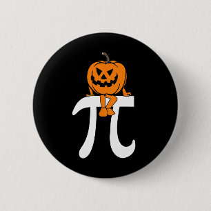 Macaron Rond 5 Cm Citrouille Pie Math Funny Halloween Thanksgiving P