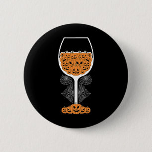 Macaron Rond 5 Cm Citrouille Vin Gl Spider Web Costume facile Hallow