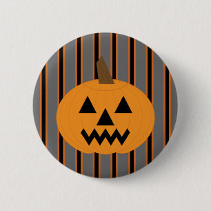 Macaron Rond 5 Cm Citrouilles d'Halloween amusants et fantaisistes