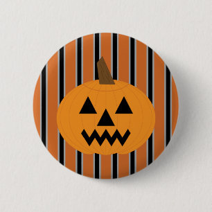 Macaron Rond 5 Cm Citrouilles d'Halloween amusants et fantaisistes