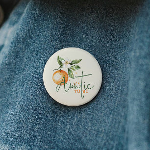 Macaron Rond 5 Cm Citrus Little Cutie Baby Shower Tante à Venir