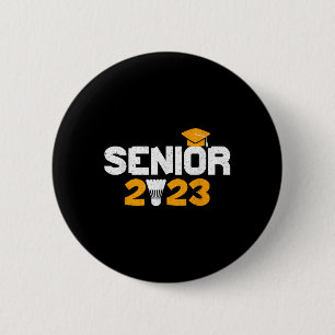 Macaron Rond 5 Cm Cl De 2023 Badminton Graduation 2023 Grad Senior
