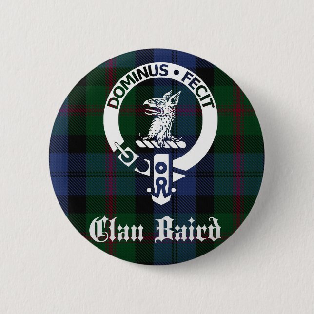 Macaron Rond 5 Cm Clan Baird (Devant)