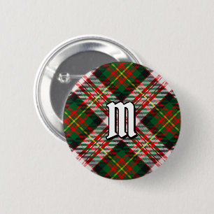Macaron Rond 5 Cm Clan Carnegie robe Tartan