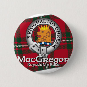 Macaron Rond 5 Cm Clan de MacGregor