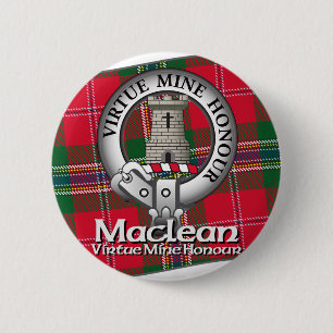 Macaron Rond 5 Cm Clan de Maclean