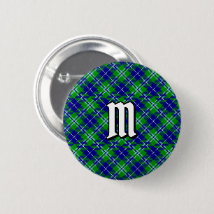 Macaron Rond 5 Cm Clan Douglas Tartan Button