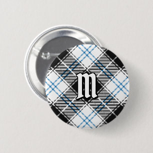 Macaron Rond 5 Cm Clan Forbes robe Tartan