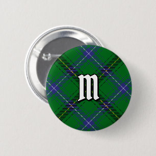 Macaron Rond 5 Cm Clan Henderson Tartan