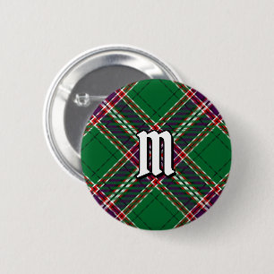 Macaron Rond 5 Cm Clan MacFarlane Chasse moderne Tartan