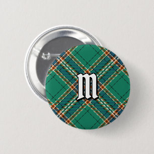 Macaron Rond 5 Cm Clan MacFarlane Tartan de chasse antique