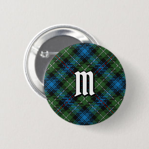 Macaron Rond 5 Cm Clan MacKenzie Tartan Button