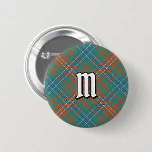 Macaron Rond 5 Cm Clan Wilson Ancienne Tartan