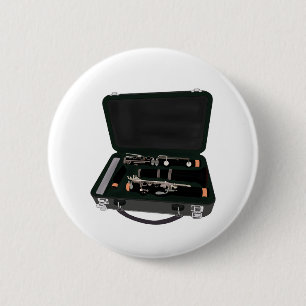 Macaron Rond 5 Cm Clarinet démonté dans une valise