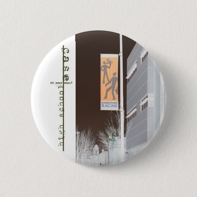 Macaron Rond 5 Cm Classe coque de 1988 Bouton (Devant)